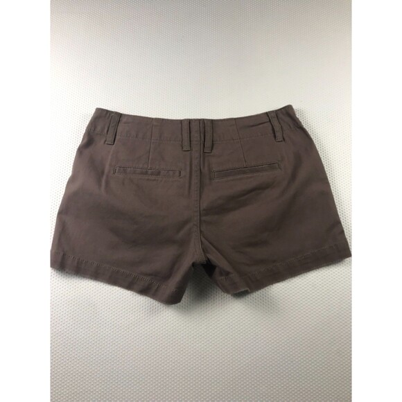 ELLE Paris Brown Casual Cotton Summer Mid Rise Shorts Size 2 Women’s NWT - Picture 10 of 15